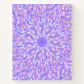 紫色のマンダラブレットジャーナル/裏打ちノートブック ノートブック (裏面)