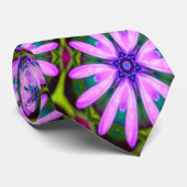 紫色のマーゲライト模様 ネクタイ (ロール)