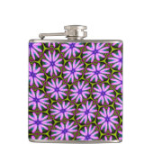 紫色のマーゲライト模様 フラスク (正面)