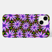 紫色のマーゲライト模様 Case-Mate iPhoneケース (裏面 (横))