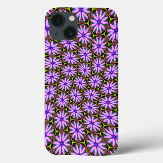 紫色のマーゲライト模様 Case-Mate iPhoneケース (裏面)