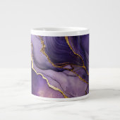 紫色のマーリージャンボマグカップ ジャンボコーヒーマグカップ (正面)