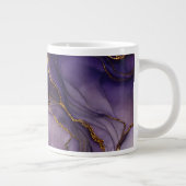 紫色のマーリージャンボマグカップ ジャンボコーヒーマグカップ (右)