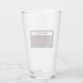 紫色のミックステープ- 80Sおよび90Sのレトロ刺激を受けた贈与 タンブラーグラス (裏面)