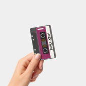 紫色のミックステープ- 80Sおよび90Sのレトロ刺激を受けた贈与 バッジ (手持ち)