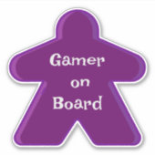 紫色のミート シール (正面)