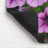 紫色のムーム花マウスパッド マウスパッド (コーナー)