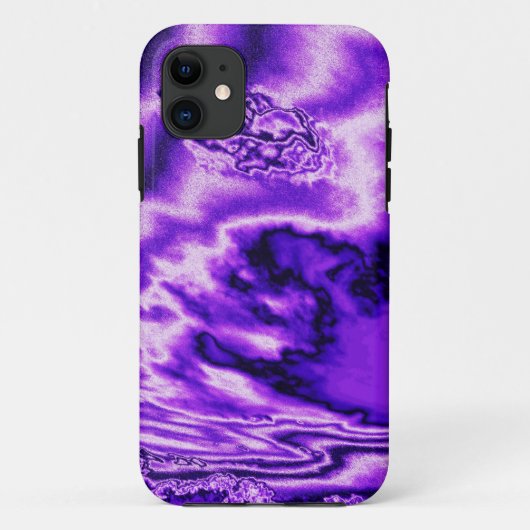 紫色のメタリッククラウドiPhone 5ケース Case-Mate iPhoneケース (裏面)