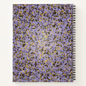 紫色のモザイクへようこそ私たちのチームビジネス ノートブック (裏面)