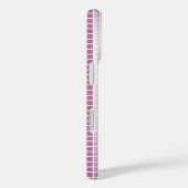 紫色のモザイクタイル Case-Mate iPhoneケース (裏面 / 右)