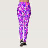 紫色のモザイク レギンス (裏面)