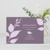 紫色のモダン写真 セーブザデート (スタンド正面)