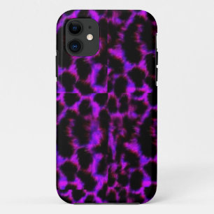 紫色のユキヒョウ iPhone 11 ケース