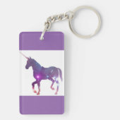 紫色のユニコーン キーホルダー (裏面)