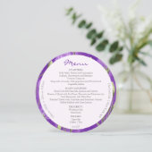 紫色のユーストマ結婚スの円 メニュー (スタンド正面)