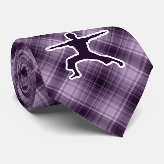 紫色のヨガ ネクタイ (ロール)