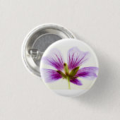 紫色のライトフラワータイルストーンコースター 缶バッジ (正面&裏面)