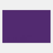 紫色のラッピング紙シート ラッピングペーパーシート (正面)