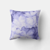 紫色のラベンダーの花のクッションの枕家の装飾 クッション (裏面)