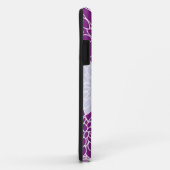 紫色のラベンダーの花のパターン Case-Mate iPhoneケース (裏面/右)