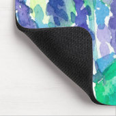 紫色のラベンダーの花の水色 マウスパッド (コーナー)