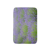 紫色のラベンダーの花 バスマット (正面縦)