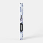 紫色のラベンダーの花 iPhoneケース (右側面)