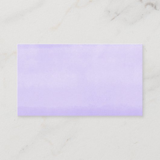 紫色のラベンダーバルーンベビーシャワーおむつラッフル エンクロージャーカード (裏面)