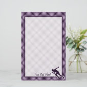 紫色のランニング 便箋 (スタンド正面)