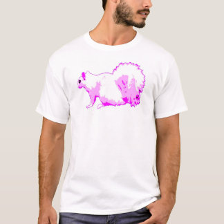 紫色のリス Tシャツ