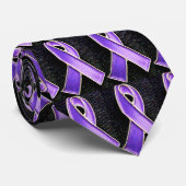 紫色のリボンのタイ ネクタイ (ロール)