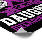 紫色のリボンオーバードーズ認識度月衣装Dau ポスター (角)