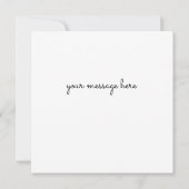 紫色のリボンポープリント膵臓がんカード (裏面)