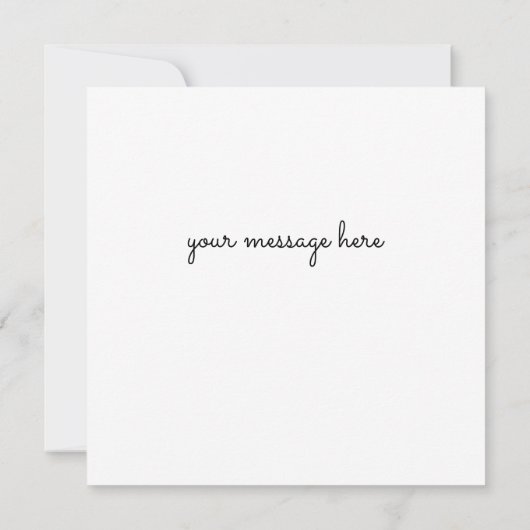 紫色のリボンポープリント膵臓がんカード (裏面)