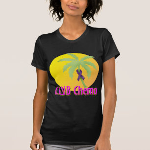 紫色のリボン Tシャツ