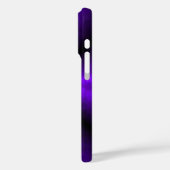紫色のレインボーin象スキンレザーオプション Case-Mate iPhoneケース (裏面 / 左)