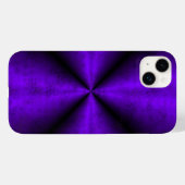 紫色のレインボーin象スキンレザーオプション Case-Mate iPhoneケース (裏面 (横))