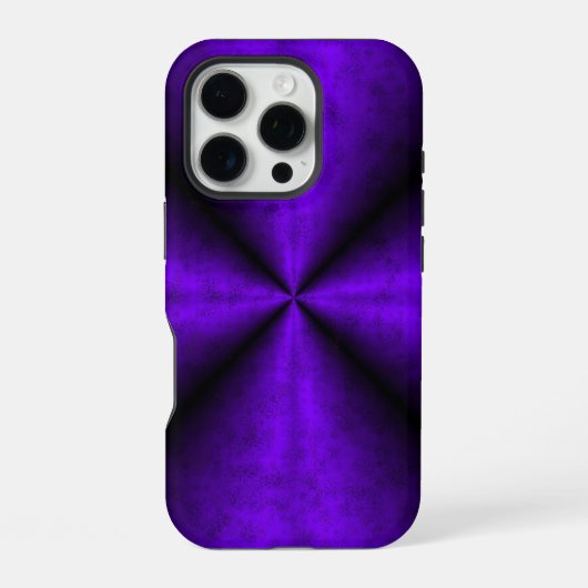 紫色のレインボーin象スキンレザーオプション iPhoneケース (裏面)