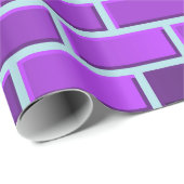 紫色のレンガ ラッピングペーパー (ロールコーナー)