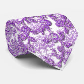 紫色のレースのデザインのTシャツ、マグ、ギフト ネクタイ (ロール)