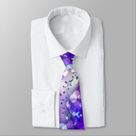 紫色のロックスターのファンタジーの軽音楽のノート ネクタイ