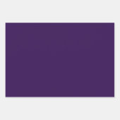 紫色のヴィオラの花のダマスクの贅沢な質感 ラッピングペーパーシート (正面2)