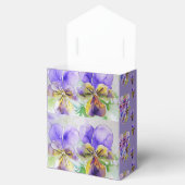 紫色のヴィオラウォーターカラーパーティーケーキのオフィスパボックス フェイバーボックス (オープン)
