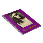 紫色のヴィンテージの美しいのジプシージャーナル ノートブック (右側)