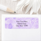 紫色のヴィンテージレトログラマーファッション円ラベル ラベル (インサイチュ)