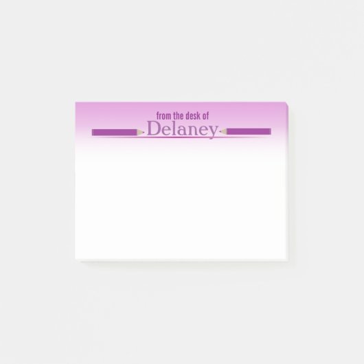 紫色の一流のショーケースのポスト・イット ポストイット (正面)