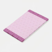 紫色の万華鏡のように千変万化するパターンの付箋のパッド ポストイット (アングル)