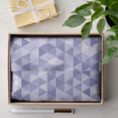 紫色の三角形パターンの濃淡 薄葉紙 (ギフト)