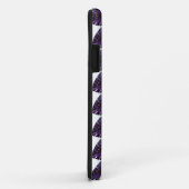 紫色の三角形パターン Case-Mate iPhoneケース (裏面/右)