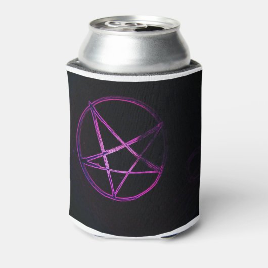 紫色の五芒星 缶クーラー (缶裏面)